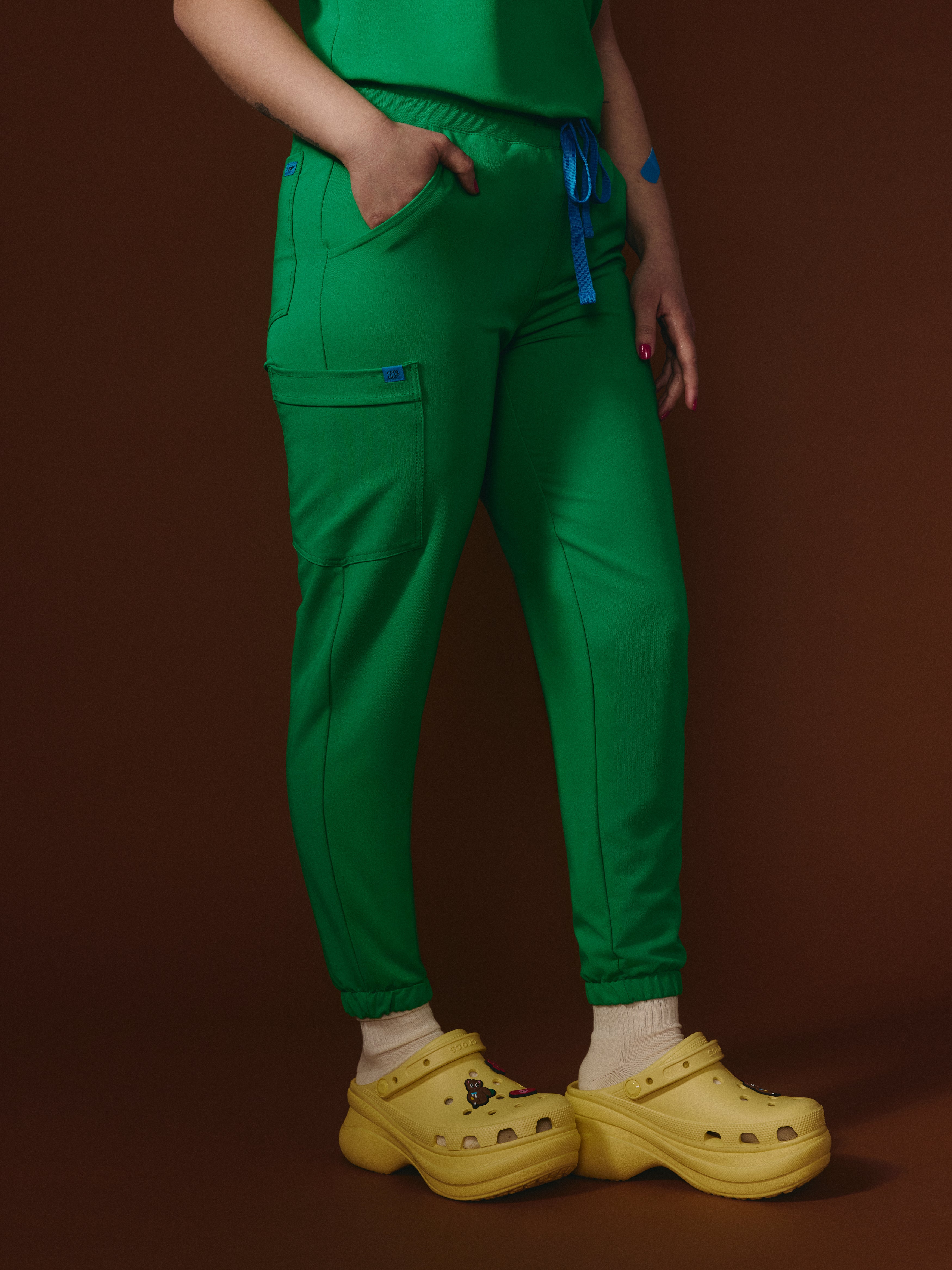 ROSIE RE-GARDE™ - G-M x PONY GREEN - Jogger Scrub Pants - SILVADUR™