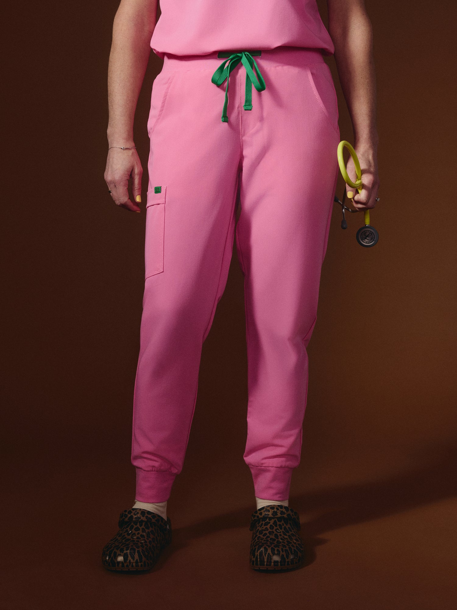 DEMI RE-GARDE™ - G-M x PONY PINK - Jogger Scrub Pants - SILVADUR™