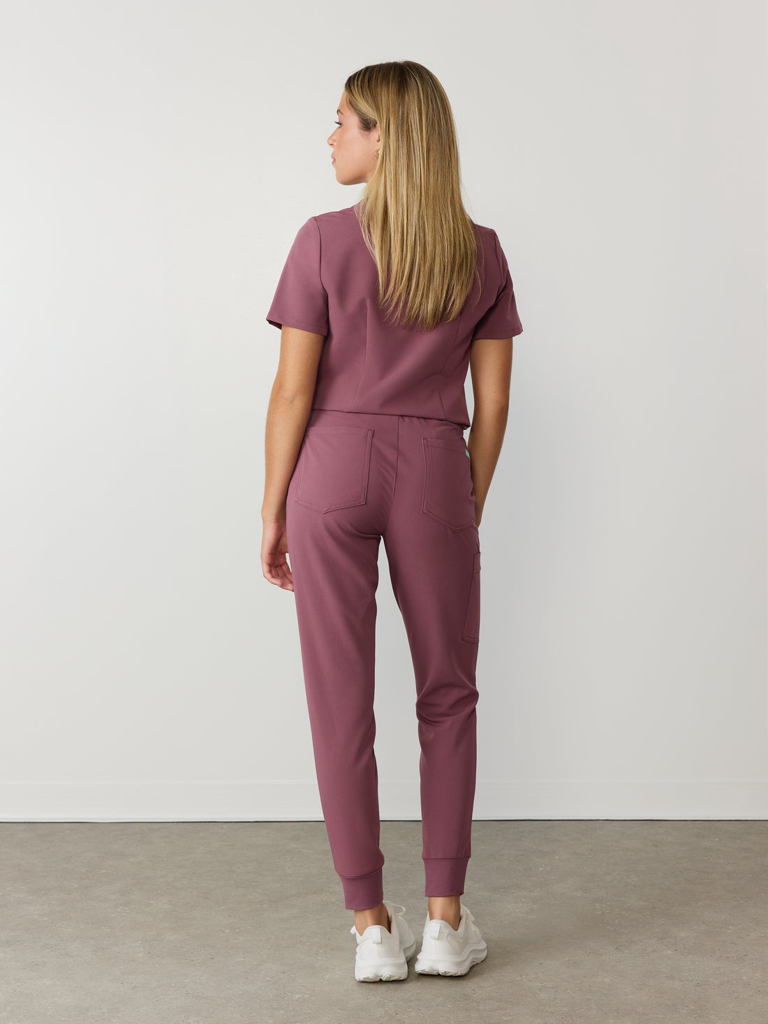 DEMI RE-GARDE™ - ANTIQUE ROSE - Jogger Scrub Pants - SILVADUR™