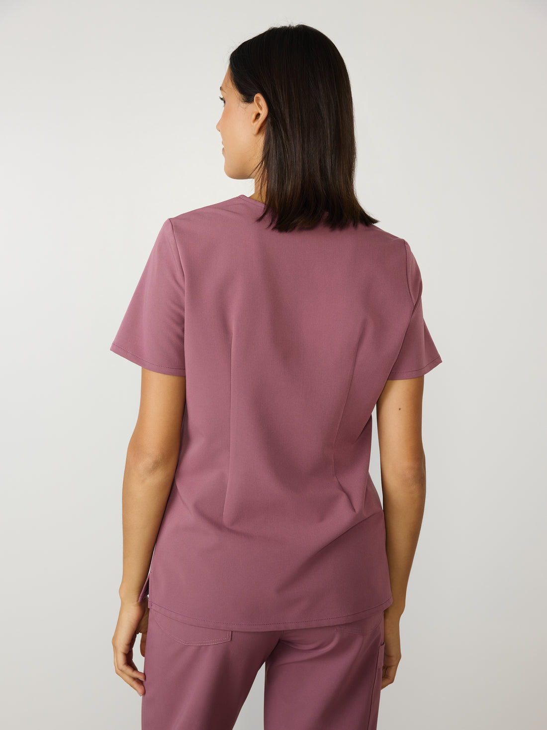 GABRIELLE RE-GARDE™ - ROSA ANTIGUO - Blusa médica de un bolsillo - VENTA FINAL