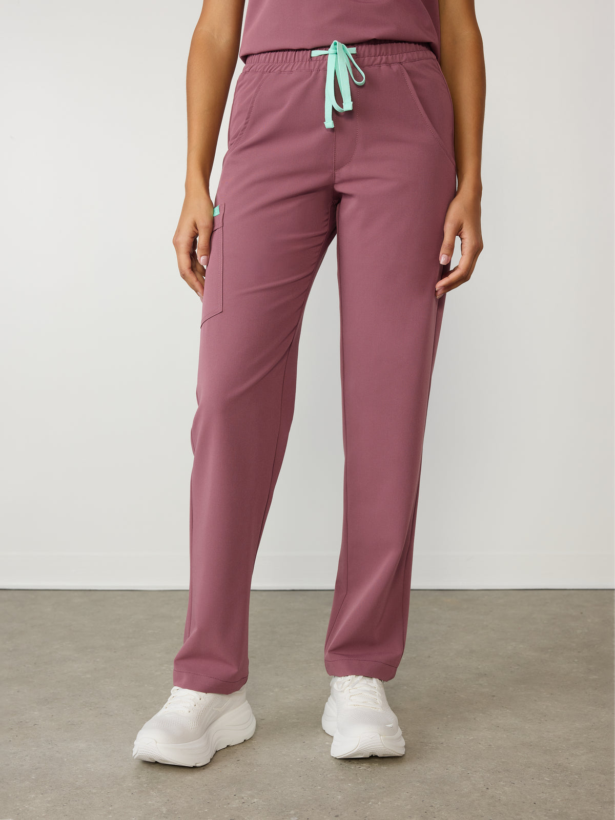 JULIETA RE-GARDE™ - ANTIQUE ROSE - Straight Cut Scrub Pants - SILVADUR™