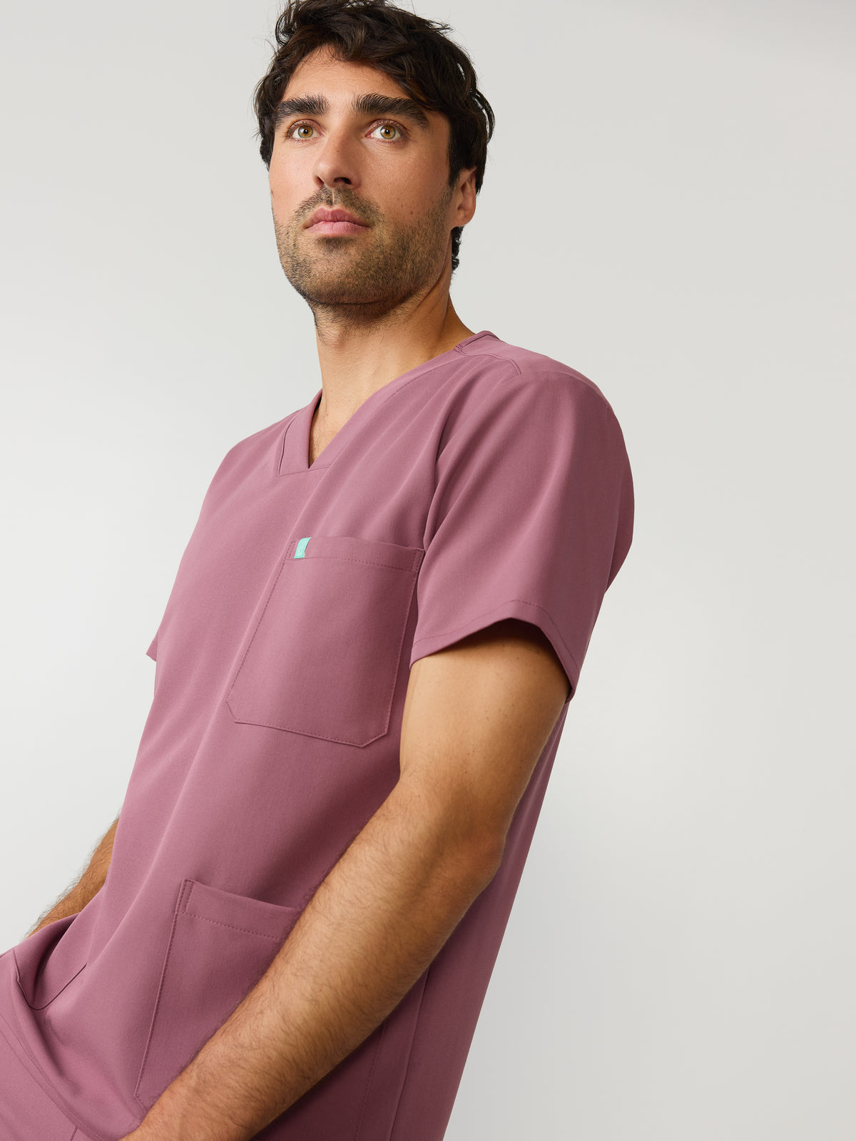 ZACK RE-GARDE™ - ANTIQUE ROSE - Camiseta médica de tres bolsillos para hombre