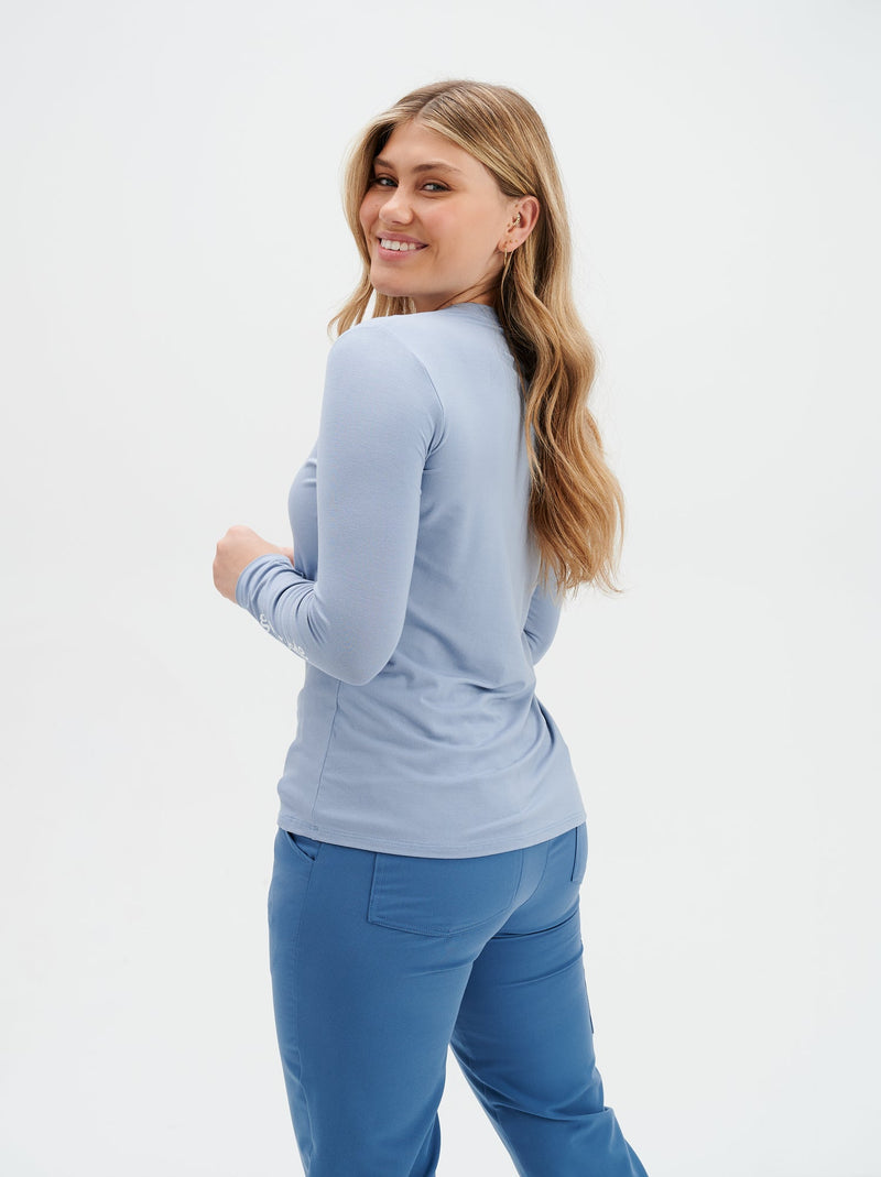 Women Underscrub – Slate Blue - Long Sleeves