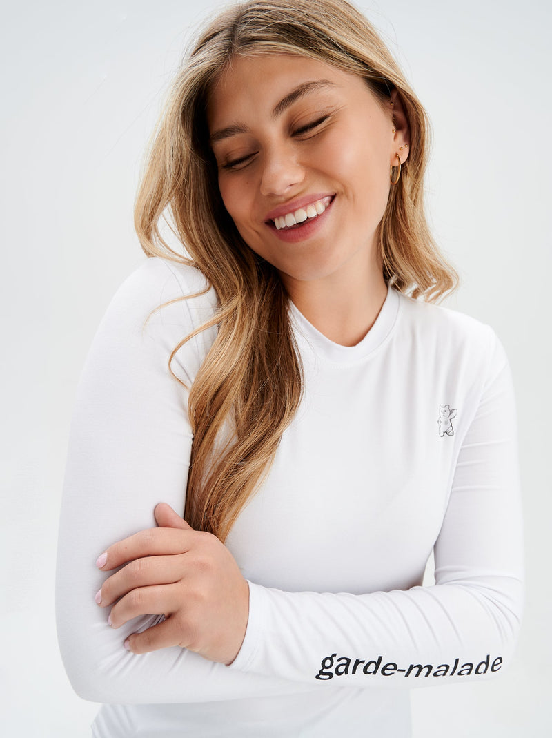 Women Underscrub – White - Long Sleeves