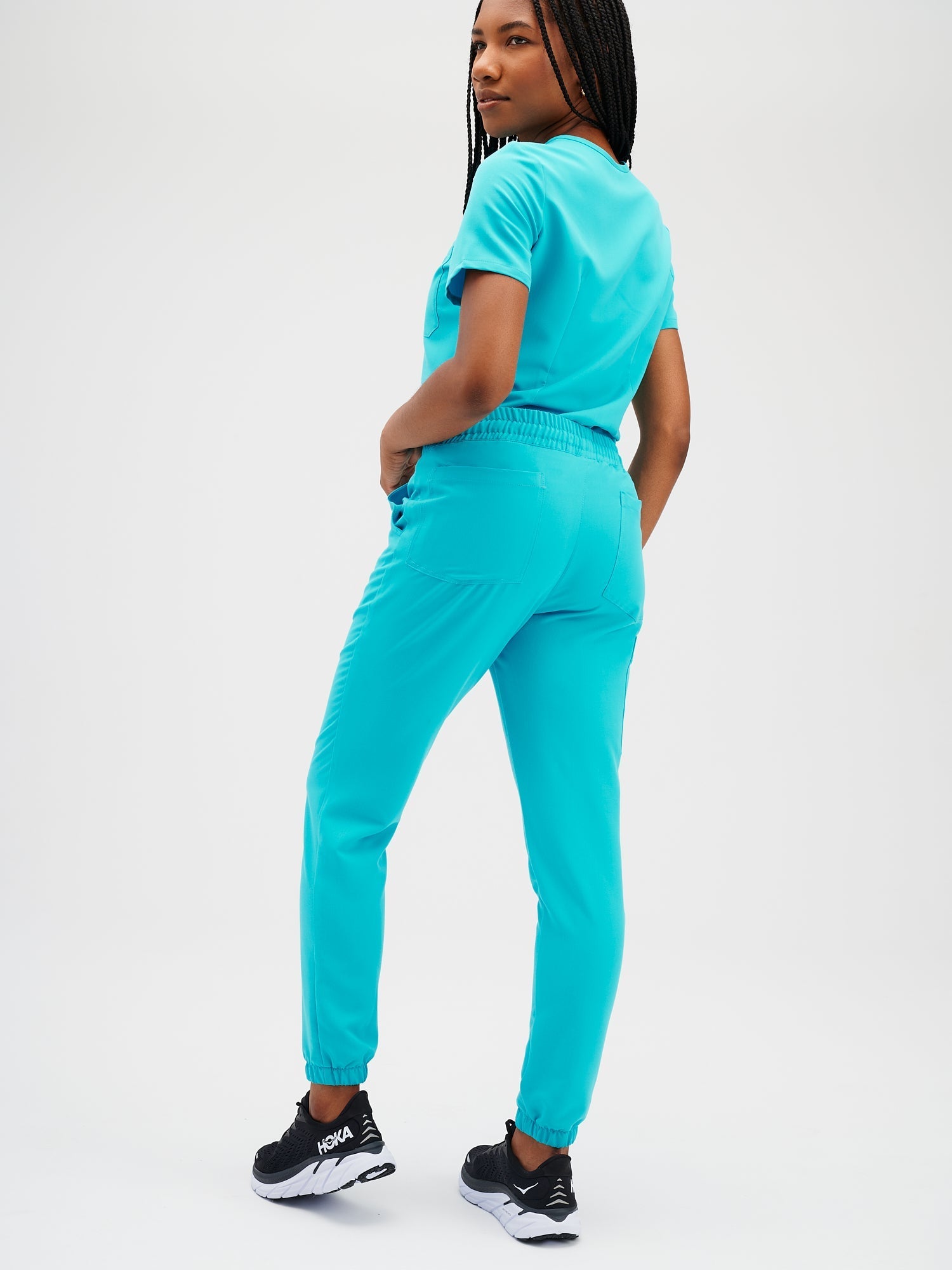 ROSIE RE-GARDE™ - TURQUOISE - Jogger Scrub Pants - Final Sale