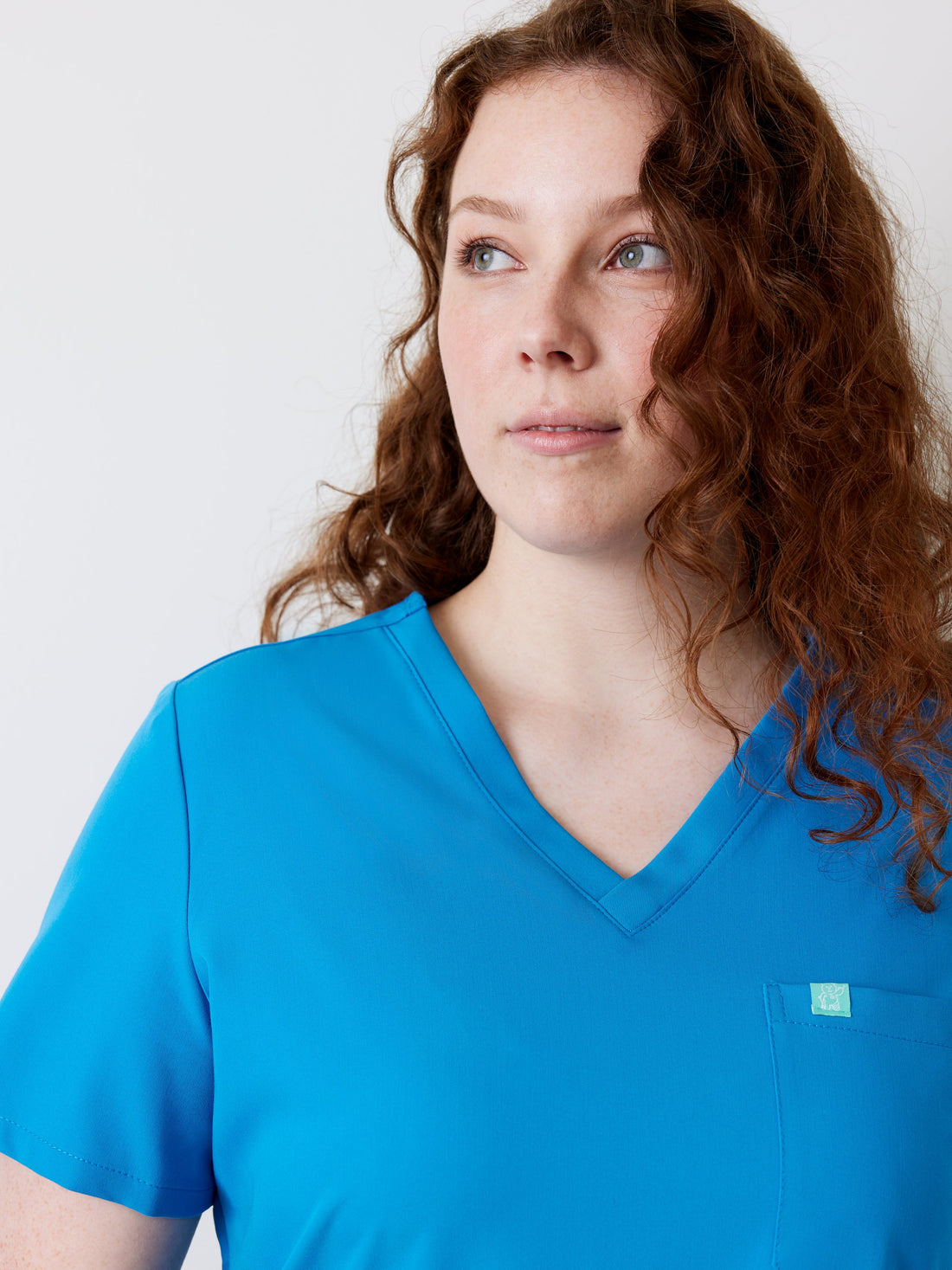 GABRIELLE RE-GARDE™ - AZUL AZUL - Blusa médica de un bolsillo