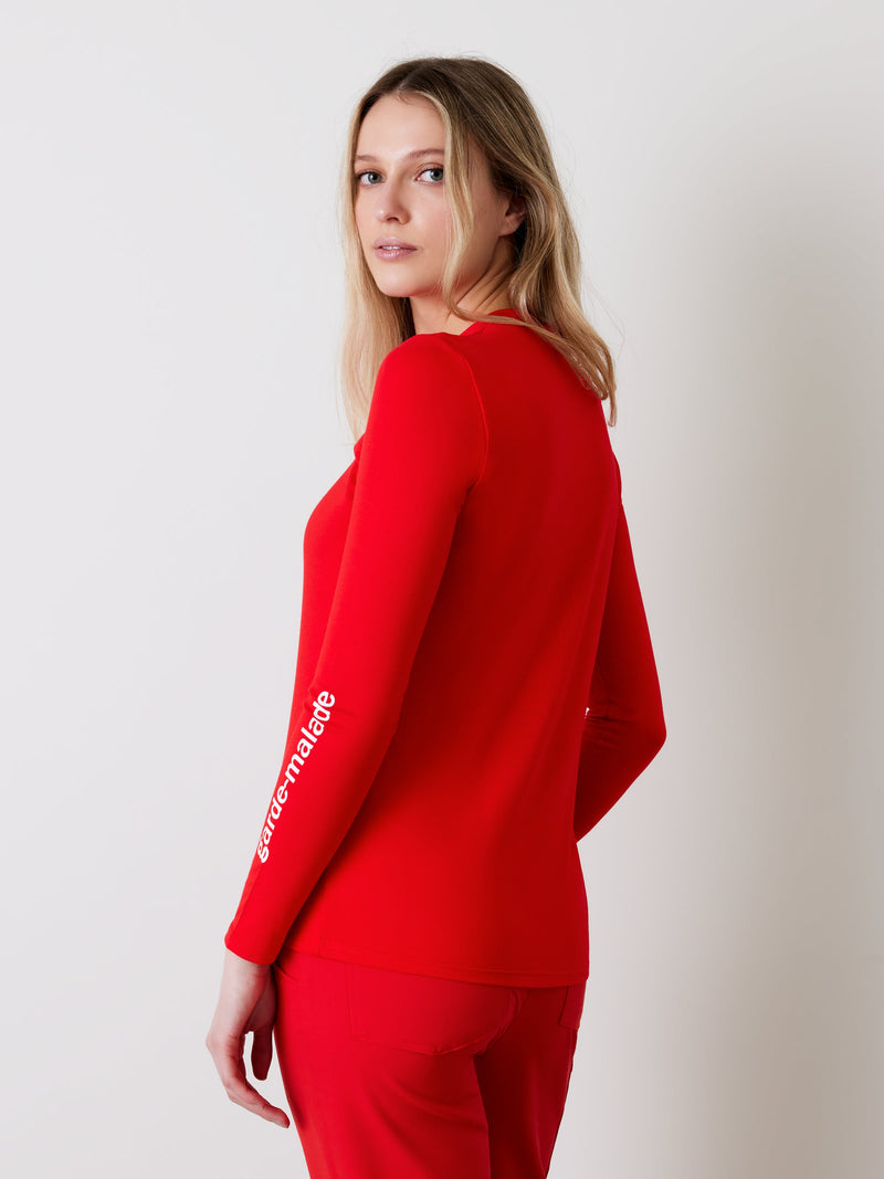 Women Underscrub – Malibu Red - Long Sleeves