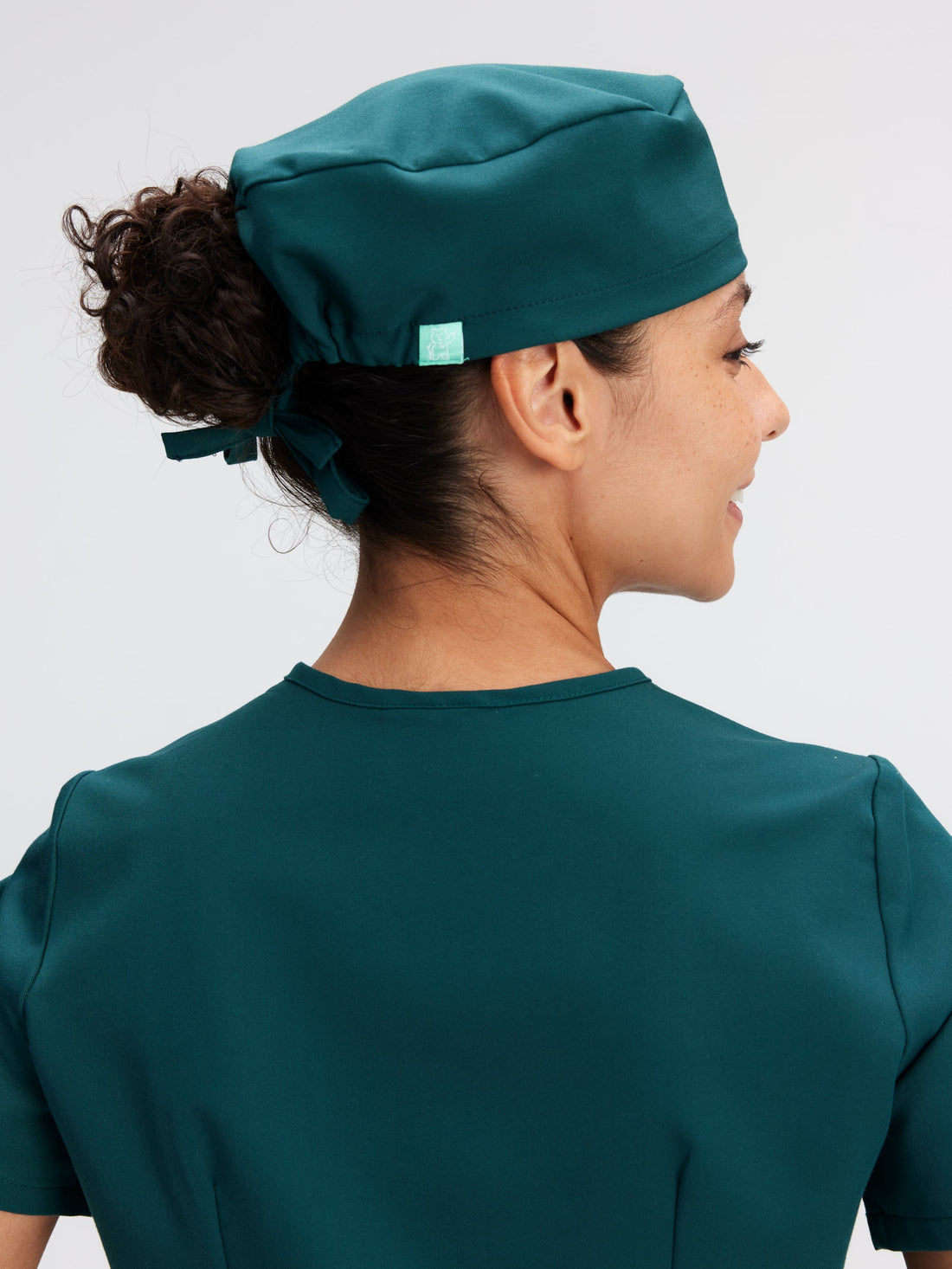 Gorro quirúrgico - verde azulado