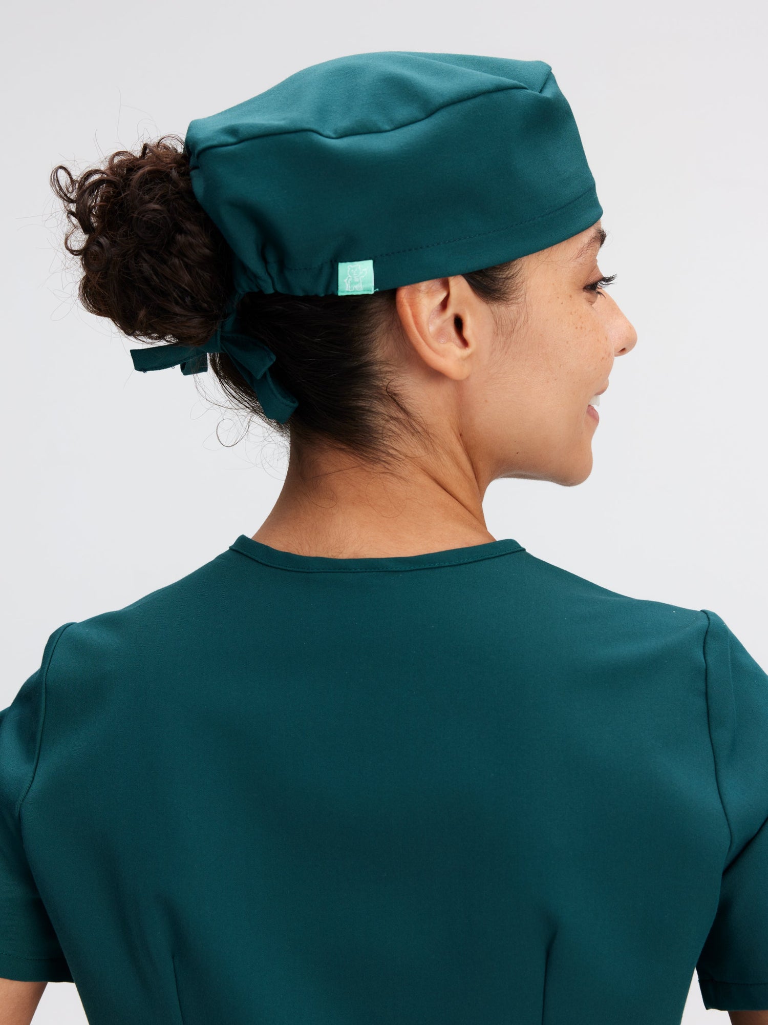 Gorro quirúrgico - verde azulado
