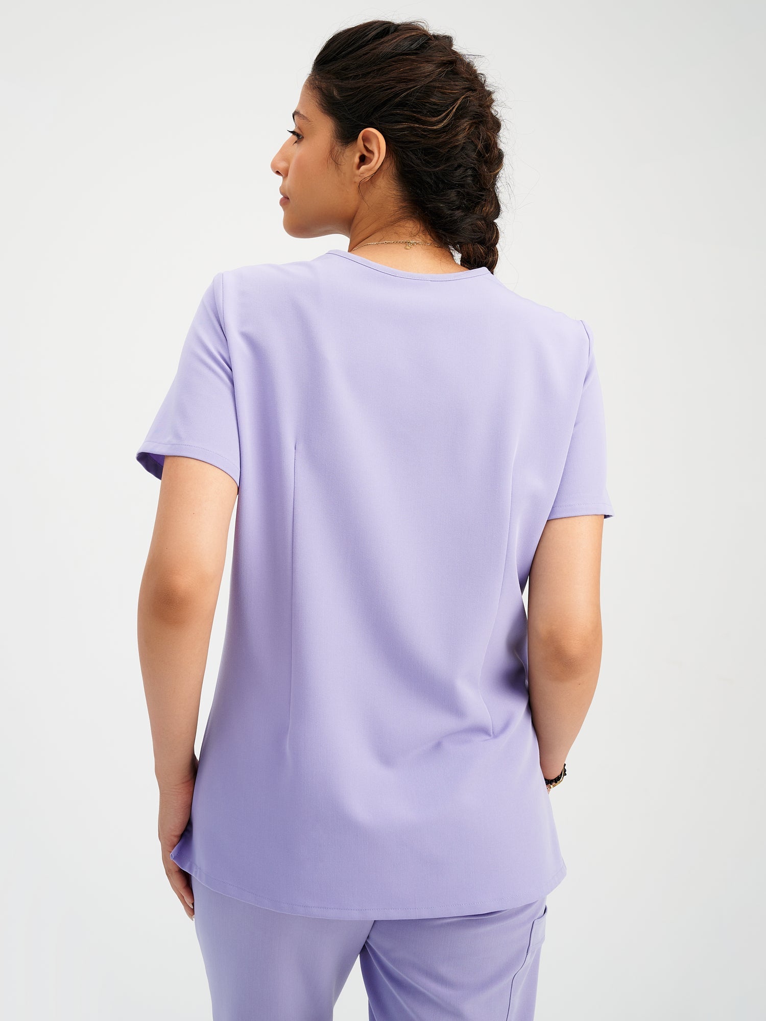 CHLOE RE-GARDE™ - LAVENDER - Three Pockets Scrub Top - Final Sale