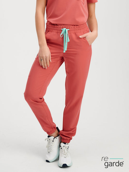 ROSIE RE-GARDE™ - MINERAL RED - Jogger Scrub Pants - FINAL SALE
